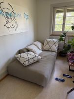 Daybed Stoff grau Grösse 120x220cm guter Zustand