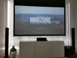 Heimkino Beamer/Projector Leinwand 230×129,5cm 16:9 weiss