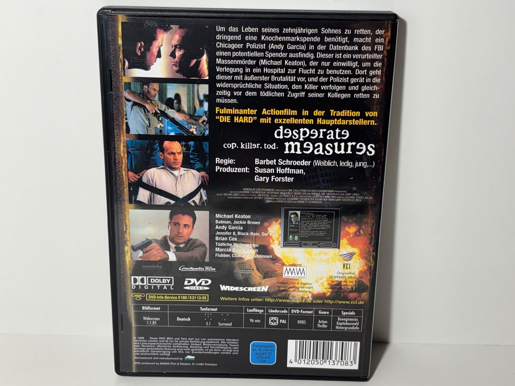 Alle DVDs: Desperate Measures DVD – Gebraucht aus Wilderswil von Sstriker 1