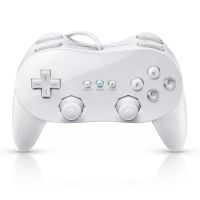 weiss Nintendo Wii Controller Pro Classic Gamepad Joypad