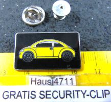 VW SCHWEIZ BEETLE CONCEPT ii GELB PIN MIT SECURITY-CLIP ENAM