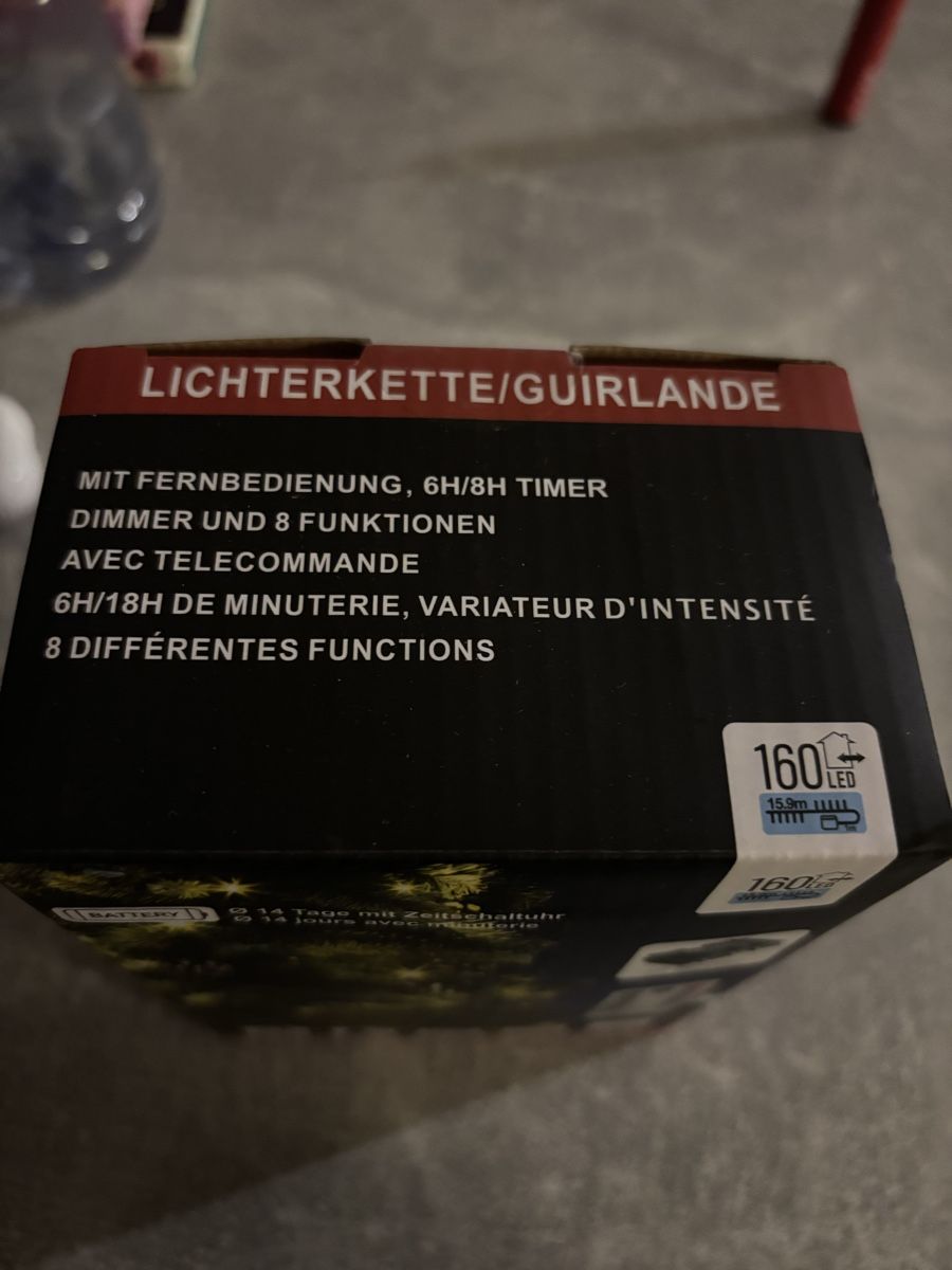 Lichterketten & Leisten: Lichterkette 160 LED neu ungeöffnet – Neu und originalverpackt aus Glattbrugg von S_ch_ 2