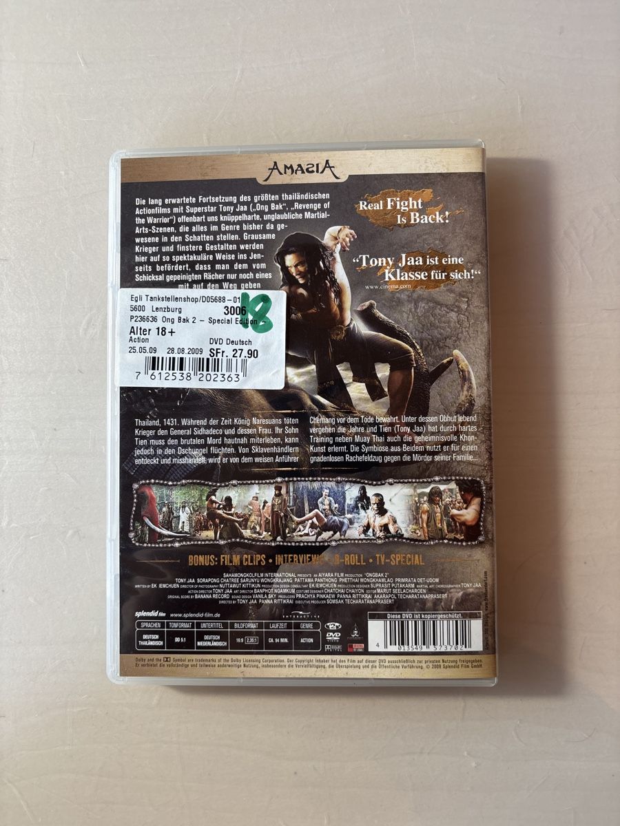 Tutti i DVDs: Ongbak 2 - Real Fight is back – Usato da Ruswil venduto da Slivio_ 1