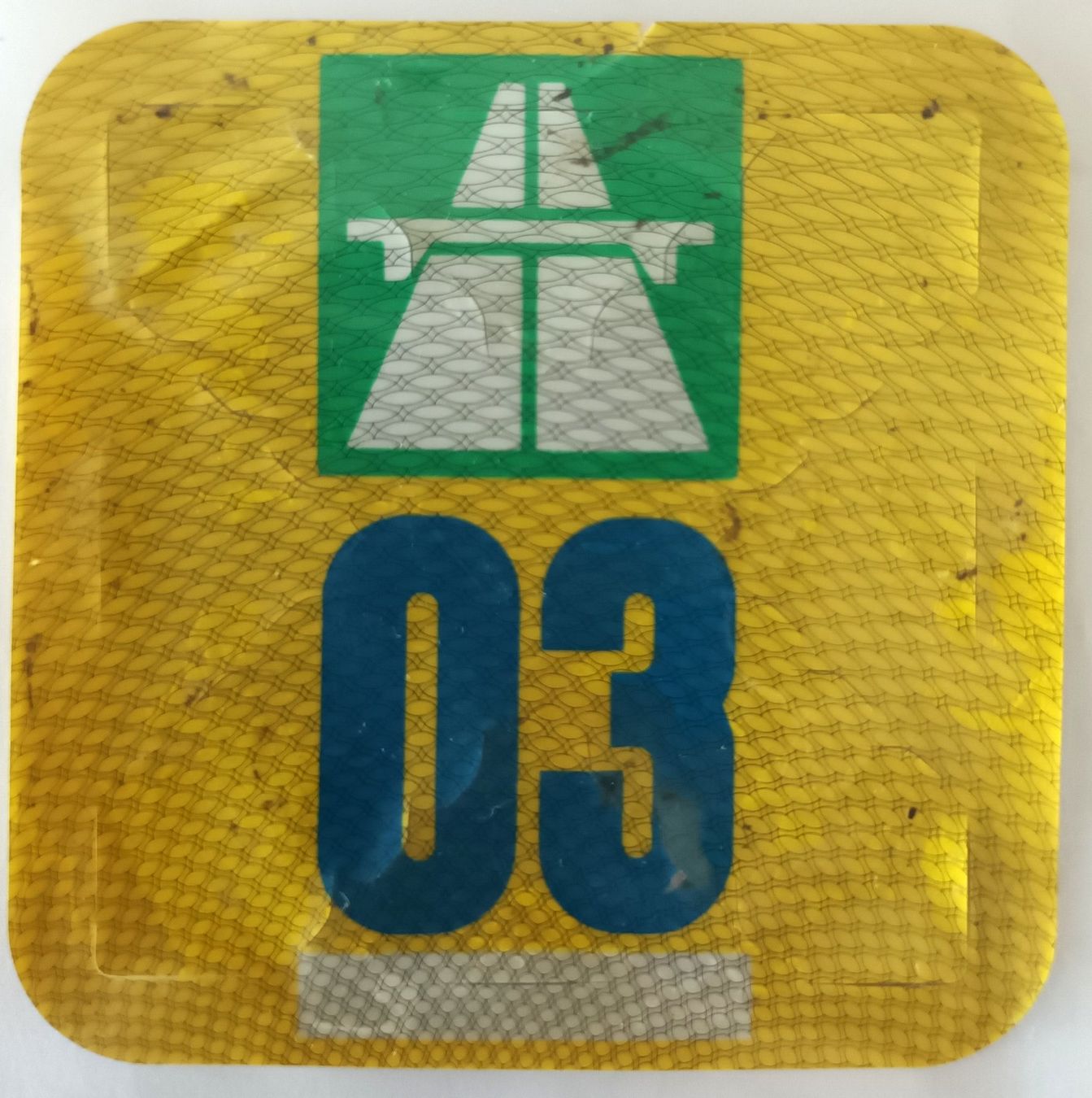 Autobahnvignetten: Vignette 2003, gebrauchte Autobahnvignette 03 – Gebraucht aus Bülach von gmstart 1