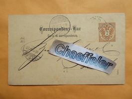 Korrespondenz-Karte - Österreich 1888