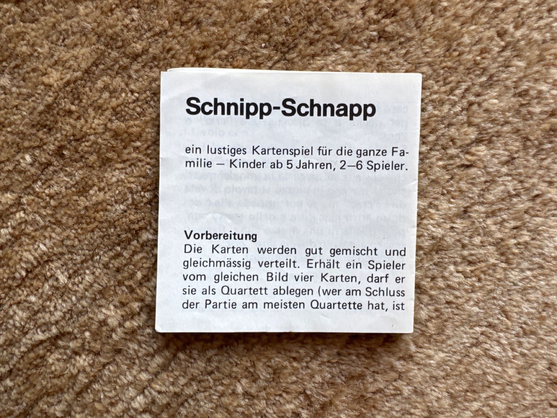 Carlit Giochi: Schnipp-Schnapp / Cric-Crac , Vintage – Usato da Aarau venduto da Kilauea 3