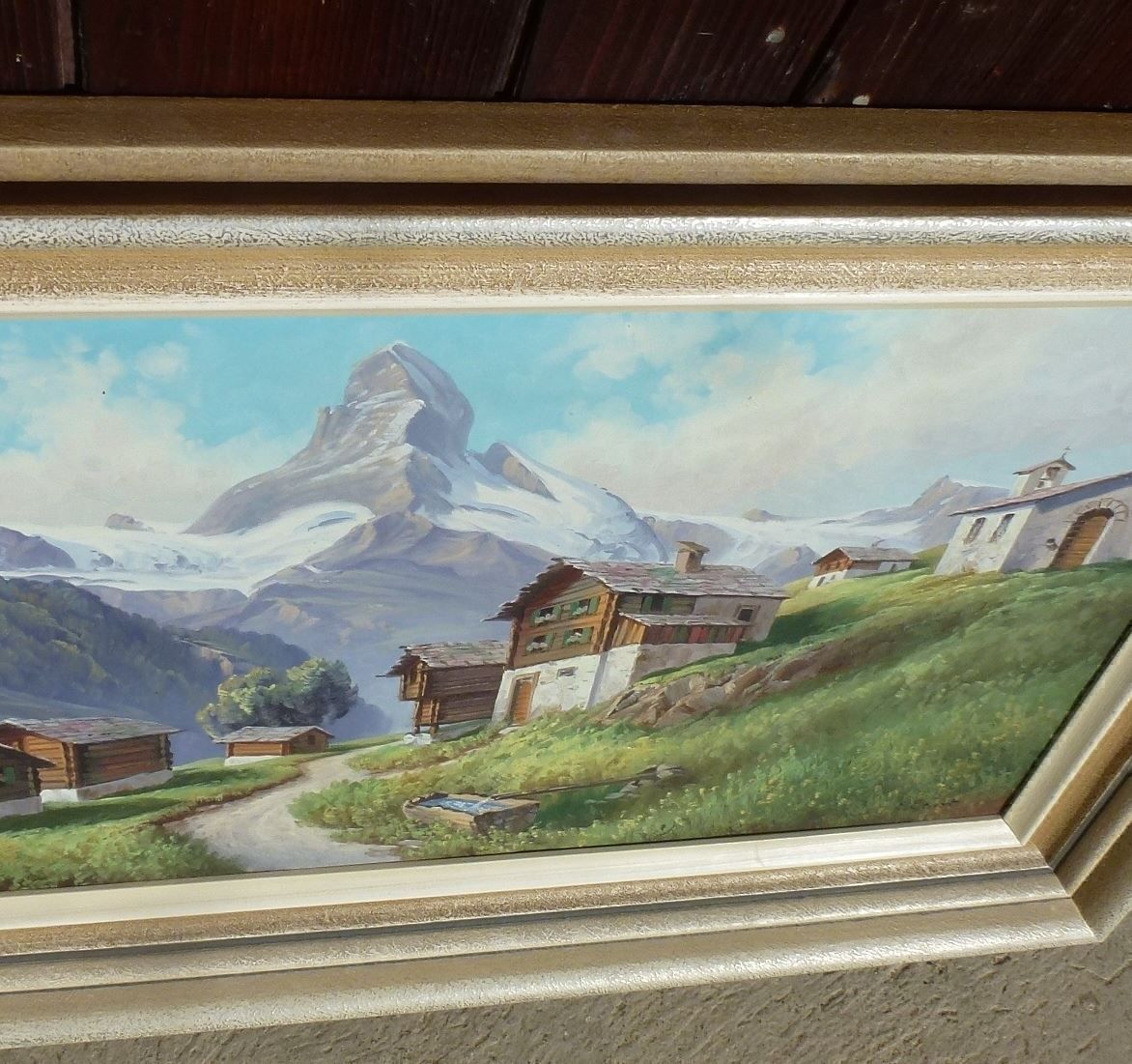Tableaux: ++ Ölgemälde Matterhorn von E. Ernst – D'occasion à Walkringen par Casablanca777 7