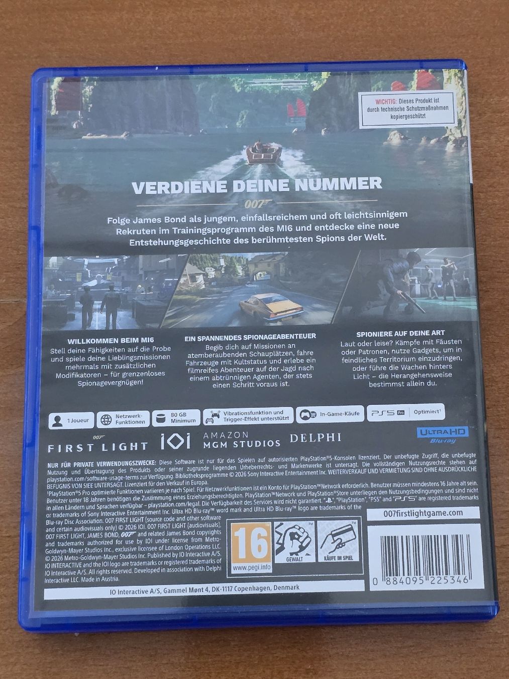 Sony Giochi: PS5 007 James Bond First Light Spiel- 1x durchgespielt – Usato da Güttingen venduto da Odhin 1