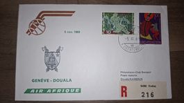 Air Afrique Geneve - Douala 05.11.1969