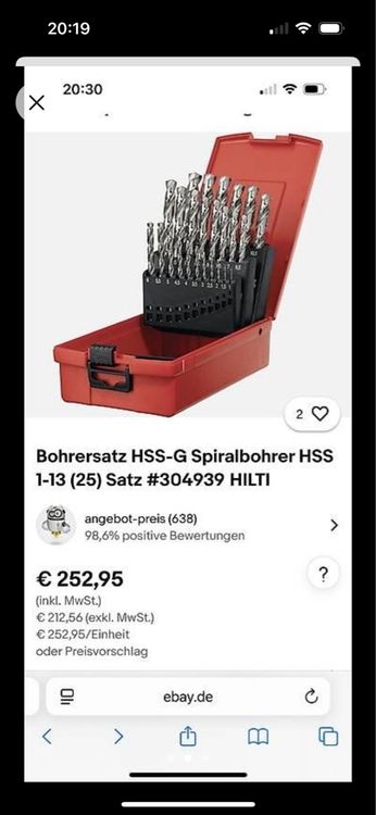 Spiralbohrer HSS gewalzt MK1 Typ N 118° DIN345 D11mm