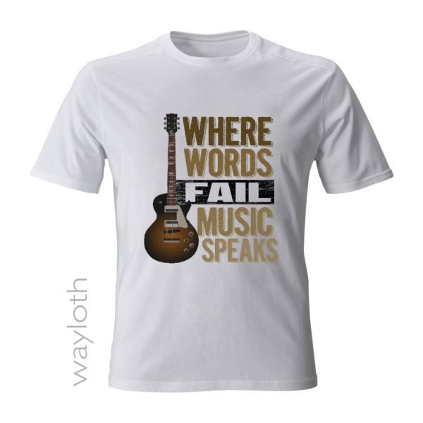 Altro in  Abbigliamento & Accessori: T-Shirt *Music speaks* – Nuovo e nell'imballaggio originale da Embrach venduto da frosch2511 1