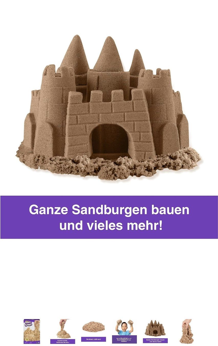 Materiale per modellare: Kinetic sand  / Sable magic, facile à modeler, ne sèche pas. – Nuovo e nell'imballaggio originale da Misery venduto da Titi57 7