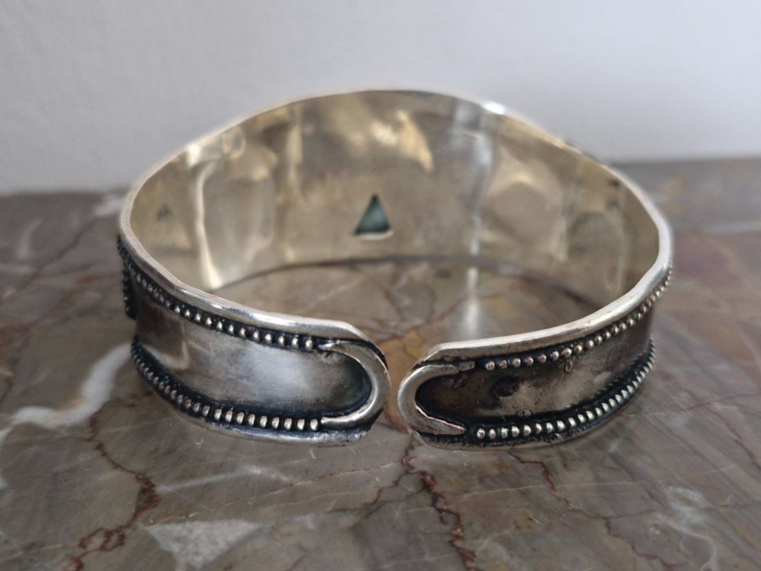 Bracciali & Braccialetti: Bracelet en argent avec larimar. – Usato da Montbrelloz venduto da Pinkflamingo 2