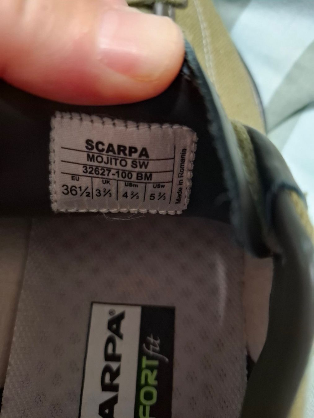 Scarpa Scarpe da uomo: Scarpa Mojito SW Convas Unisex, Olive, 36 1/2 – Nuovo e nell'imballaggio originale da Neuchatel venduto da feta_ze 6