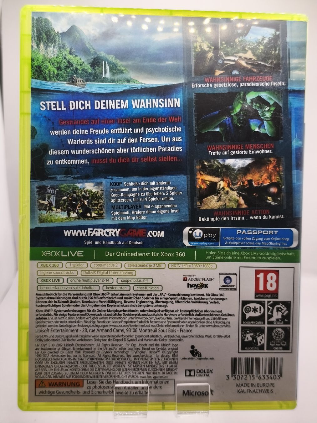 Microsoft Giochi: Jeu Xbox 360 Far Cry 3 complet bon état – Usato da Conthey venduto da Th3gr4yf0x 1