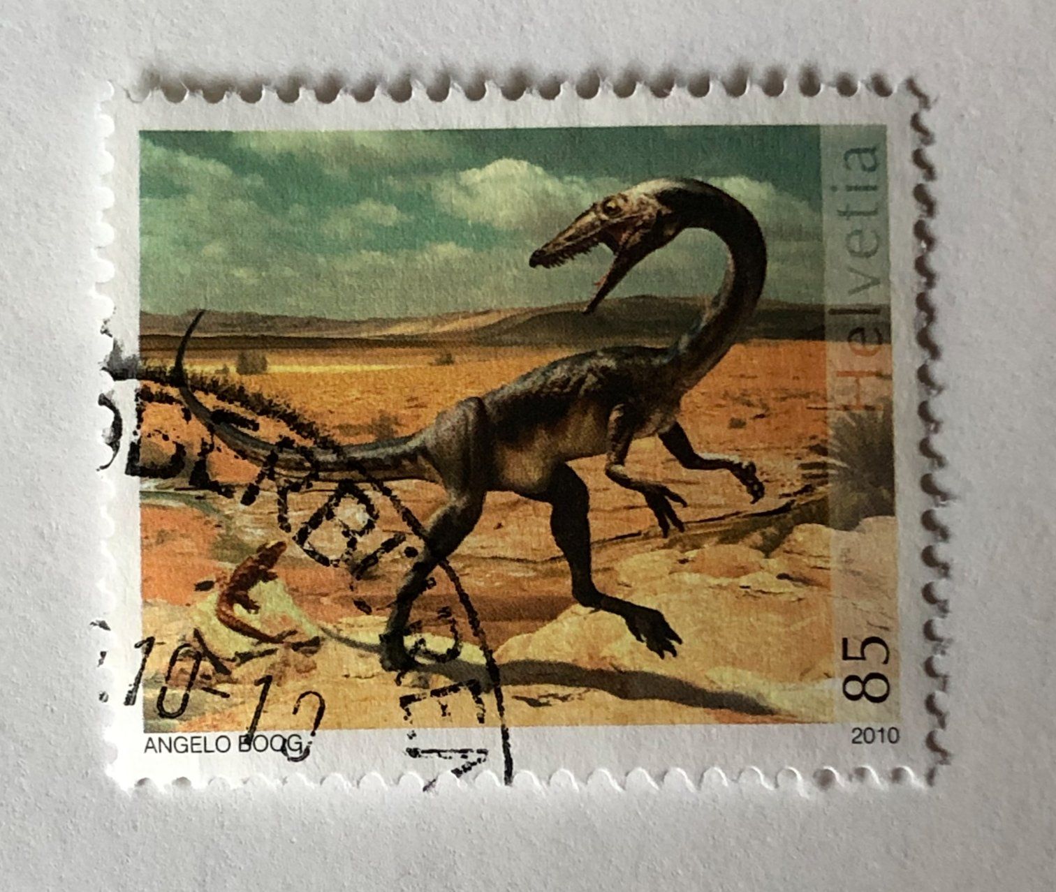 Tous les timbres: Nr.1359 Raubdinosaurier GESTEMPELT 2010    – D'occasion à Aarau par Billa007