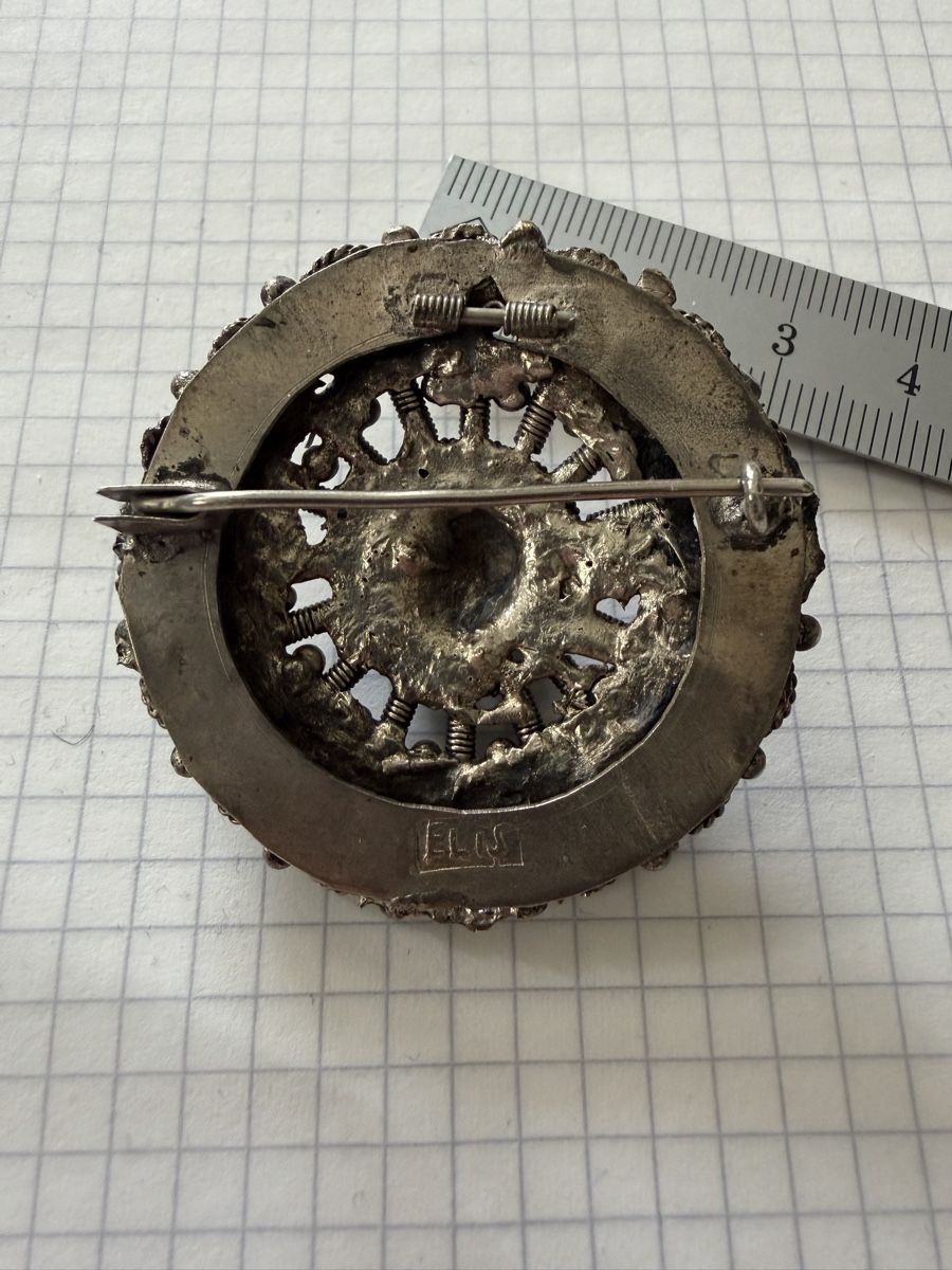 Spille & Fermagli: Vintage Silber Brosche, Filigran Design – Usato da Lyss venduto da nekoreh 5