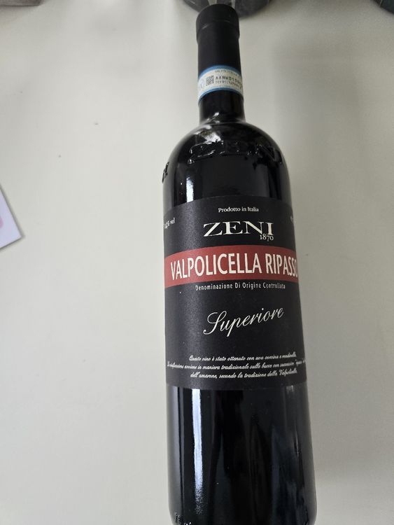 Italienischer Rotwein Valpolicella Ripasso, Zeni, 2013. (Neu und ...
