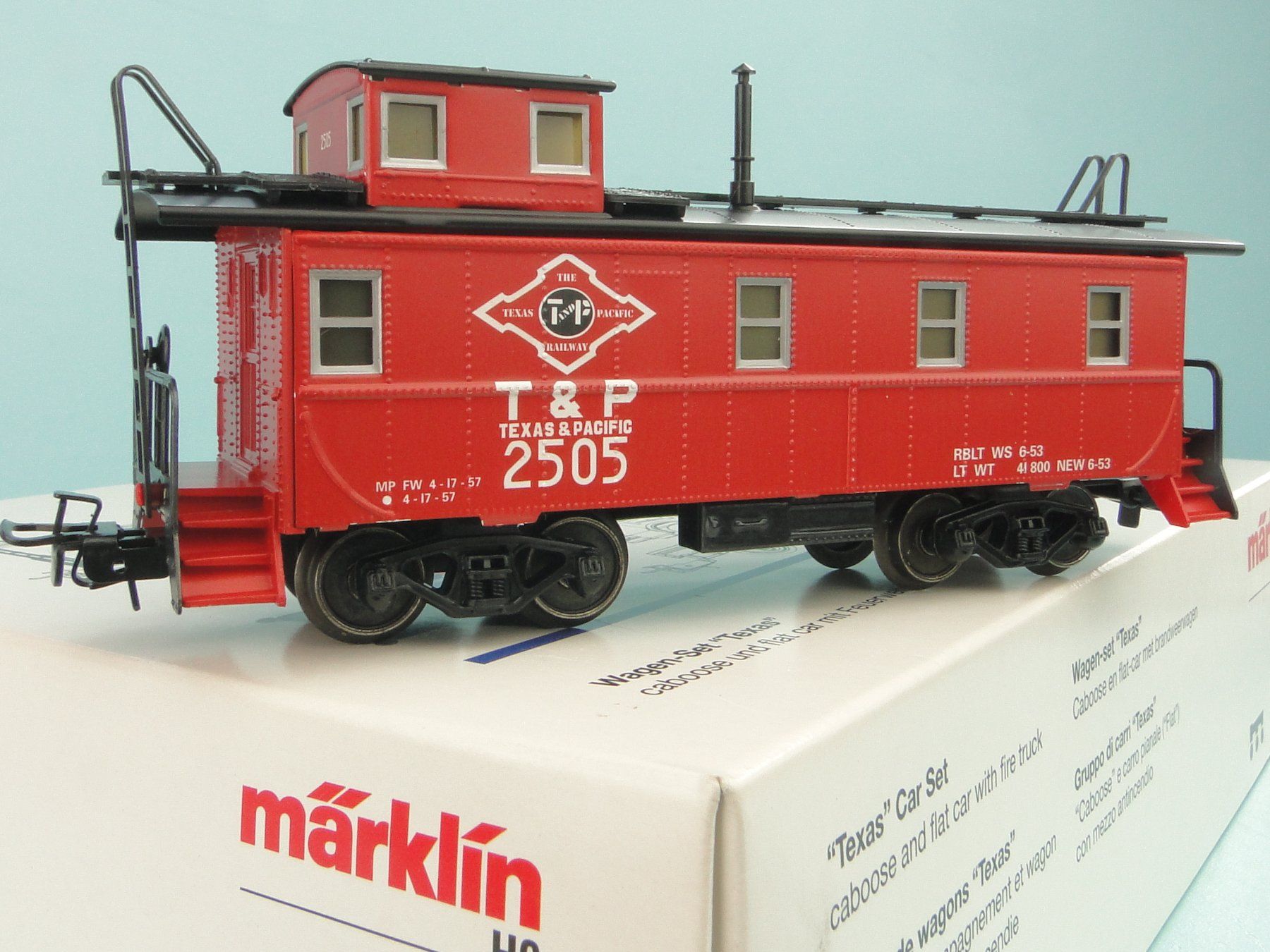 Märklin Modellini di ferrovie: Märklin 4580 Texas Set, NEU – Nuovo e nell'imballaggio originale da Bülach venduto da cann11 2