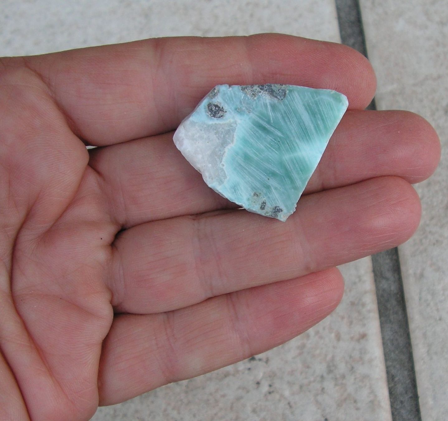 Mineralien & Heilsteine: ♥ LARIMAR - ATLANTIS STEIN - SCHEIBE ♥ – Neu (gemäss Beschreibung) aus Derendingen von Editka 8