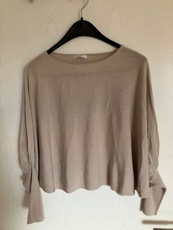 NILE Pullover spezieller Schnitt kurz und breit  Gr.M