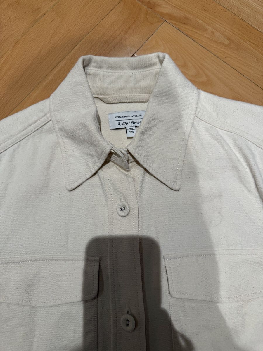 Other Stories Giacche: & Other Stories Utility Overshirt in Creme – Usato da Zürich venduto da joa_6zjc 3