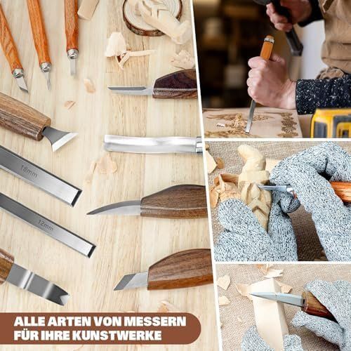 Tutti gli attrezzi: Holzschnitzset 17tlg – Nuovo e nell'imballaggio originale da Hundwil venduto da tec_mm27 4