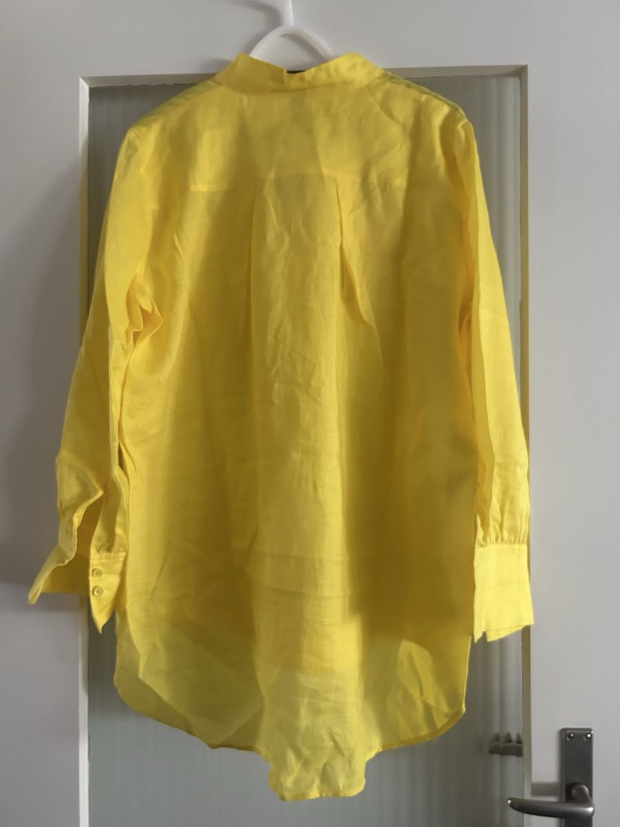 Marc Cain Camicette: Marc Cain Bluse gelb Grösse 48 – Usato da Allschwil venduto da meeresperle 4