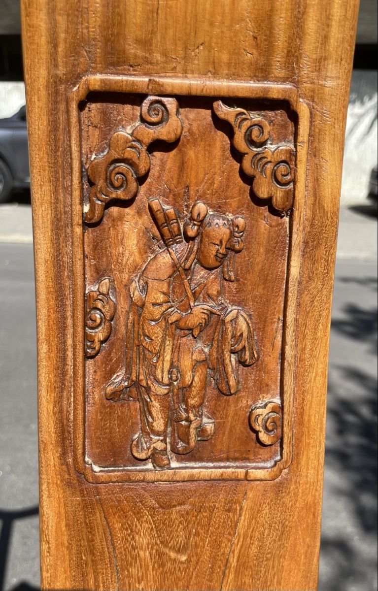 Sedie: Chaise traditionnelle chinoise en orme à dossier en joug – Usato da Biel/Bienne venduto da Galaq 1
