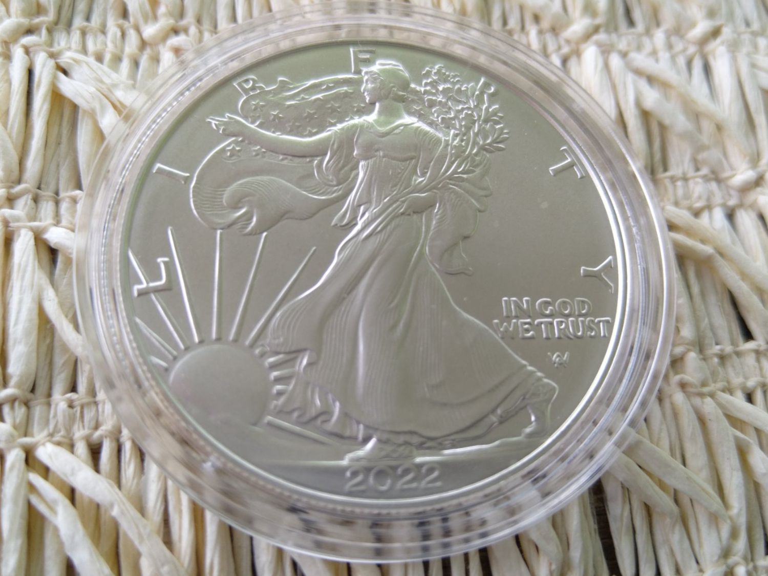 Tutti le monete: 1 Unze Silber 999 - American Silver Eagle 2022 – Nuovo (secondo la descrizione) da Dättlikon venduto da Quarz58 1
