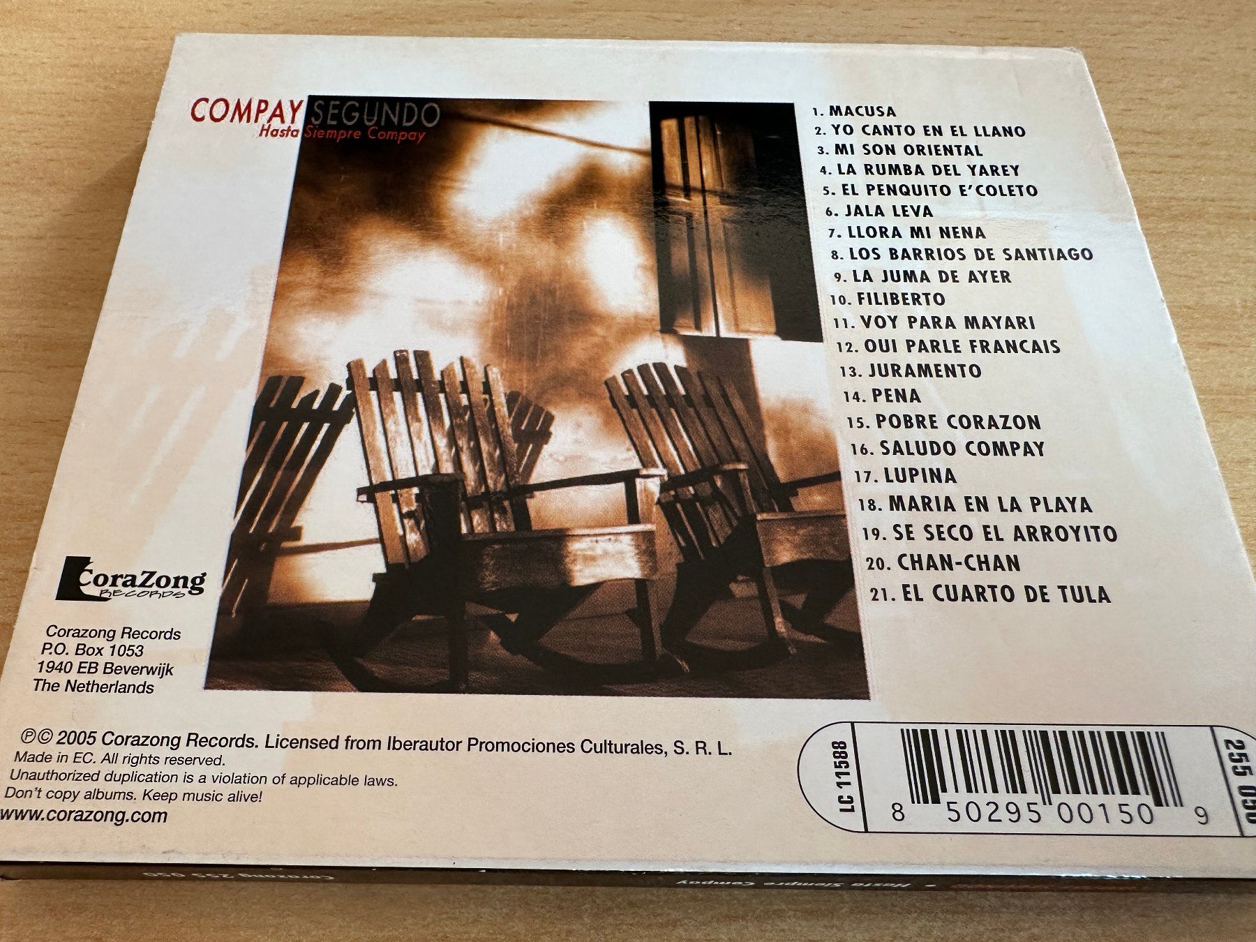 CD: Compay Segundo – Hasta Siempre Compay – Usato da Rikon im Tösstal venduto da Alpenmutz 1