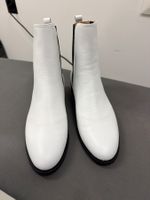 Stiefeletten Damen weiss Leder Grösse 37 ungetragen