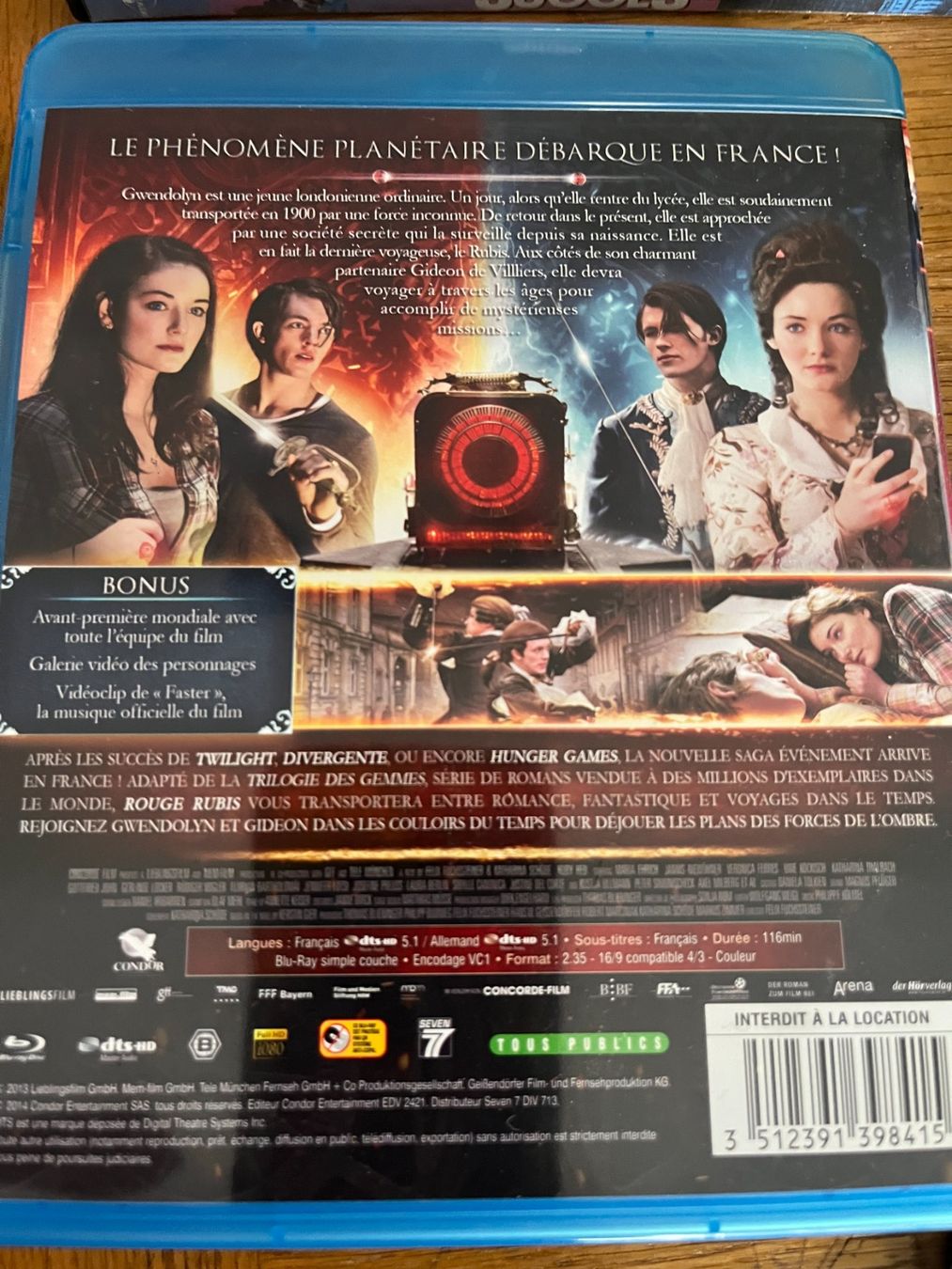 Alle DVDs: La Trilogie des gemmes (2016, Coffret 3 Blu-ray) – Gebraucht aus Vevey von zecollector 4