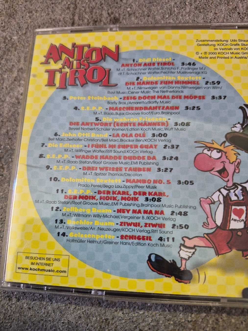 CD: ANTON AUS TIROL CD – Usato da Oberegg venduto da kev_58s7 2