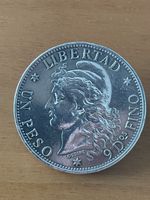Peso Argentina 1882 spilla