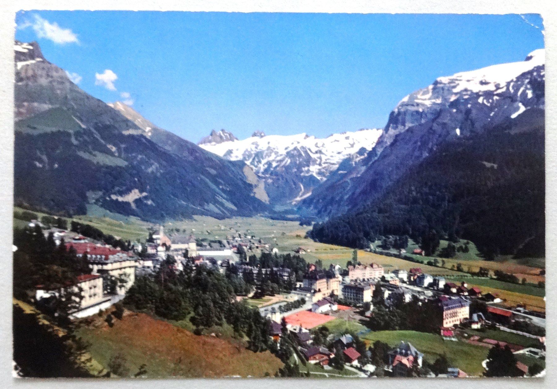 Cartoline postali: Engelberg mit Hahnen und Titlis – Usato da Fétigny venduto da Billy2miny