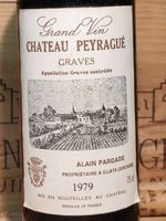 1979 Chateau Peyrague Graves Grand Vin
