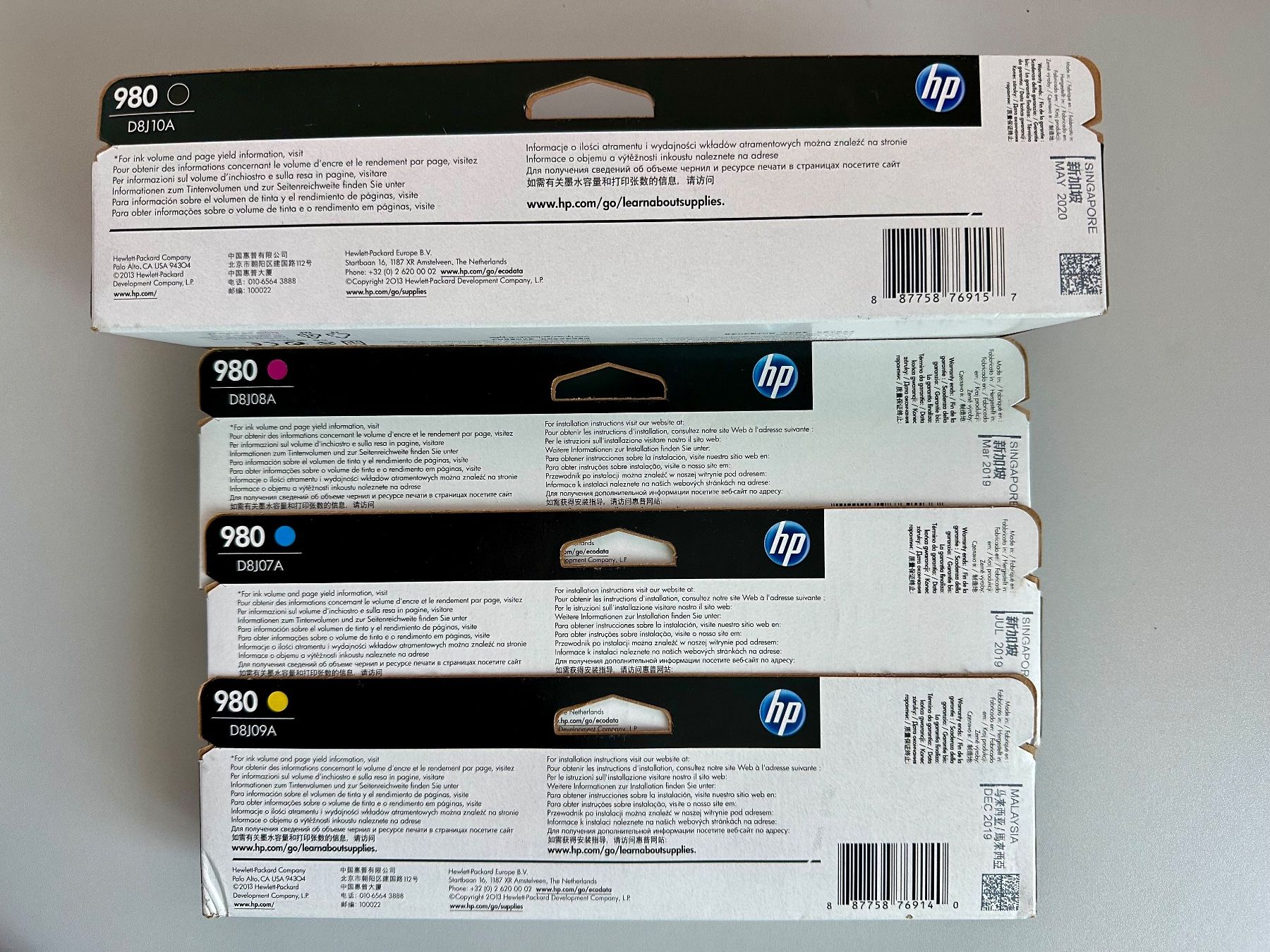Hewlett Packard Cartucce per stampanti & toner: Druckerpatronen SET - HP 980 – Nuovo e nell'imballaggio originale da Emmen venduto da Highlife_Technik 2