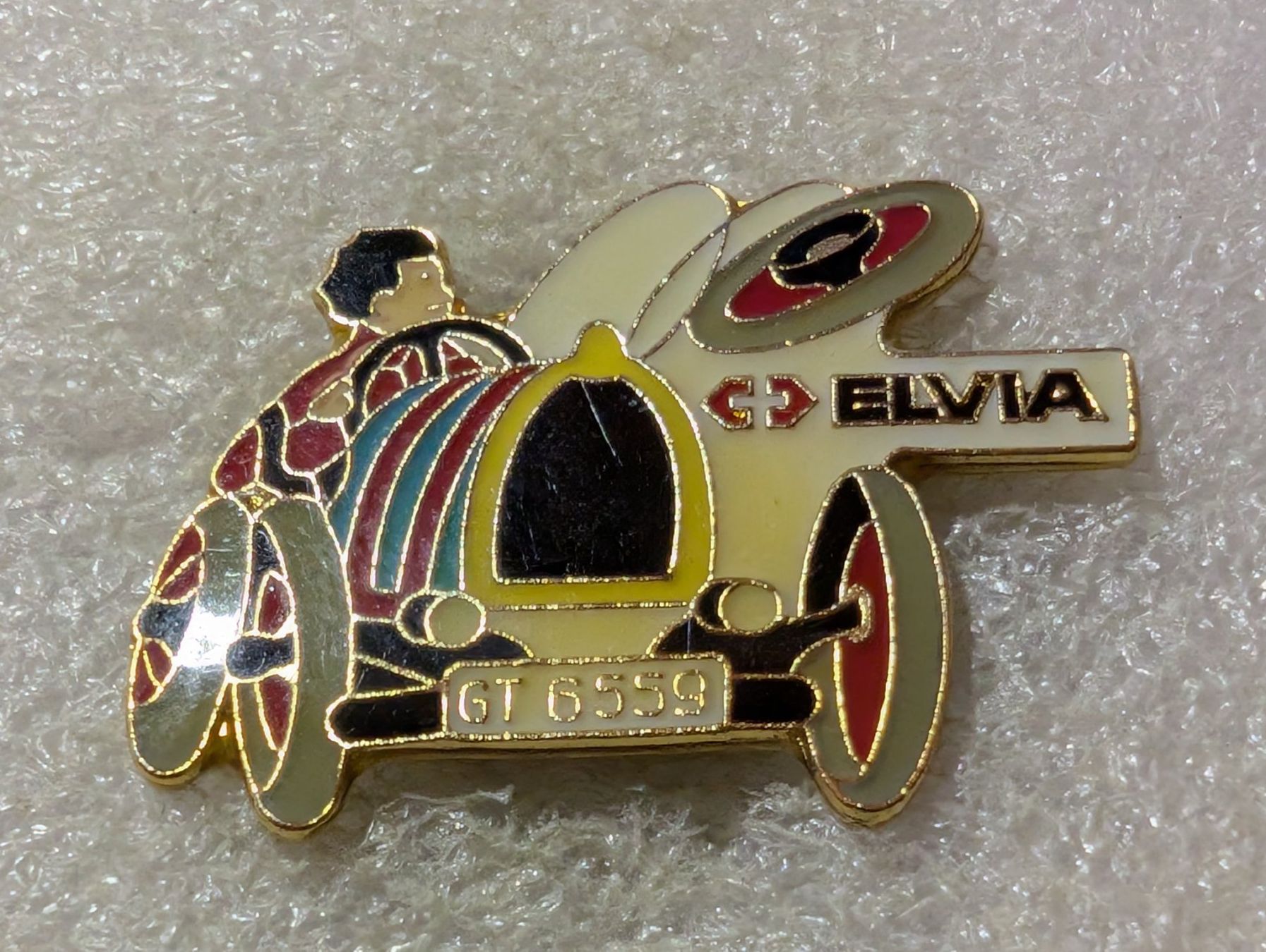 Placchette & Badge: Ansteckpin 105: Elvia – Usato da Oppligen venduto da Pin-Fall-Shop