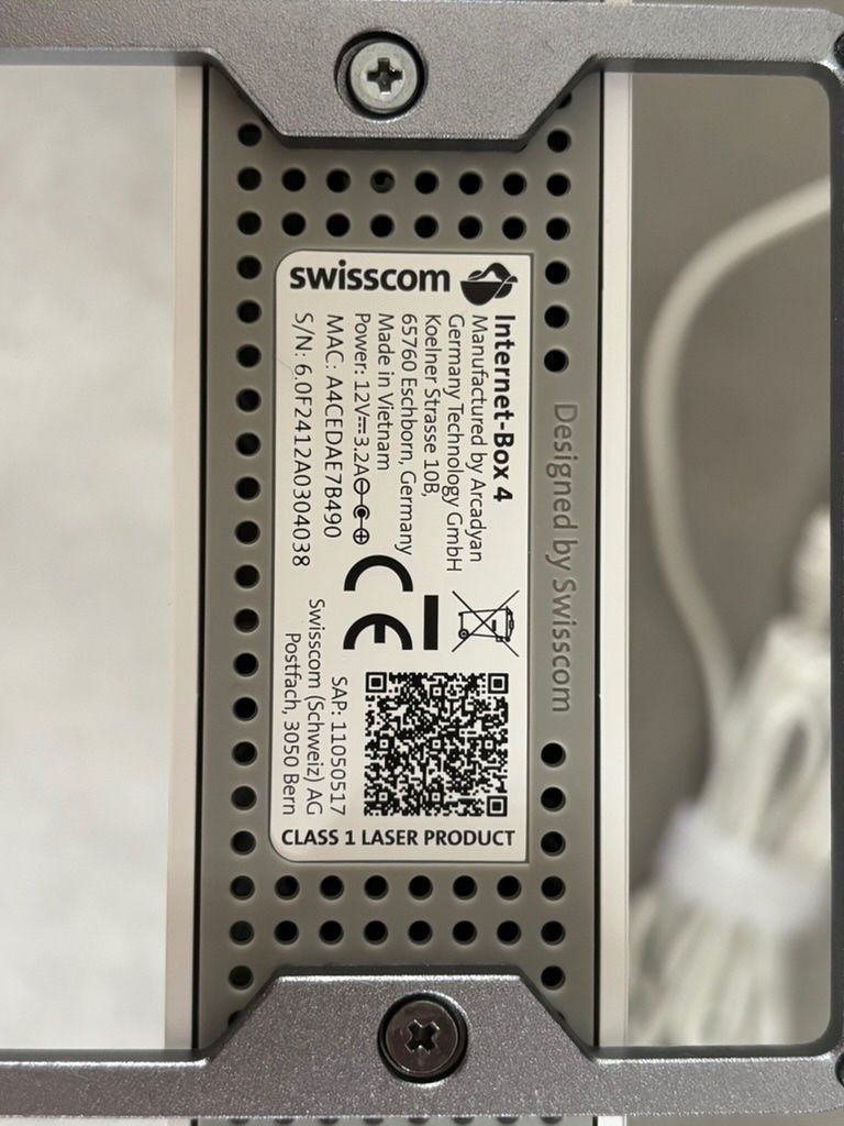 Swisscom Modems & Routeurs: Internet box-4 Swisscom – D'occasion à Fully par def_d5vj 2