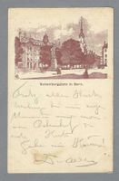 1897! LITO VORLÄUFER BERN, BUBENBERGPLATZ, SELTEEN