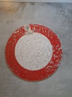 Verkehrsschild Rund Verbotsschild Rot Weiss Gebraucht