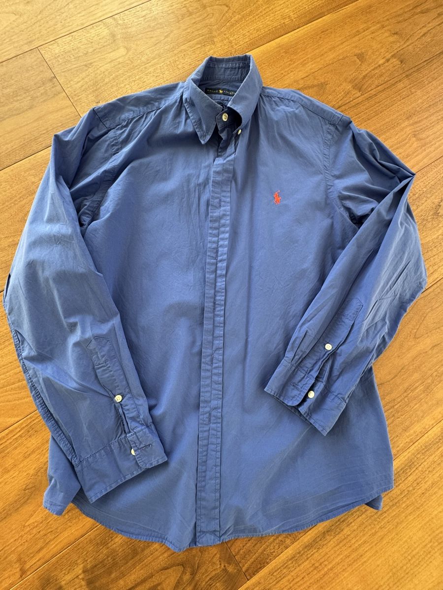 Ralph Lauren Hemden: Ralph Lauren Langarmshirt Blau, Grösse L – Gebraucht aus Bellikon von tomsawyer_75 1