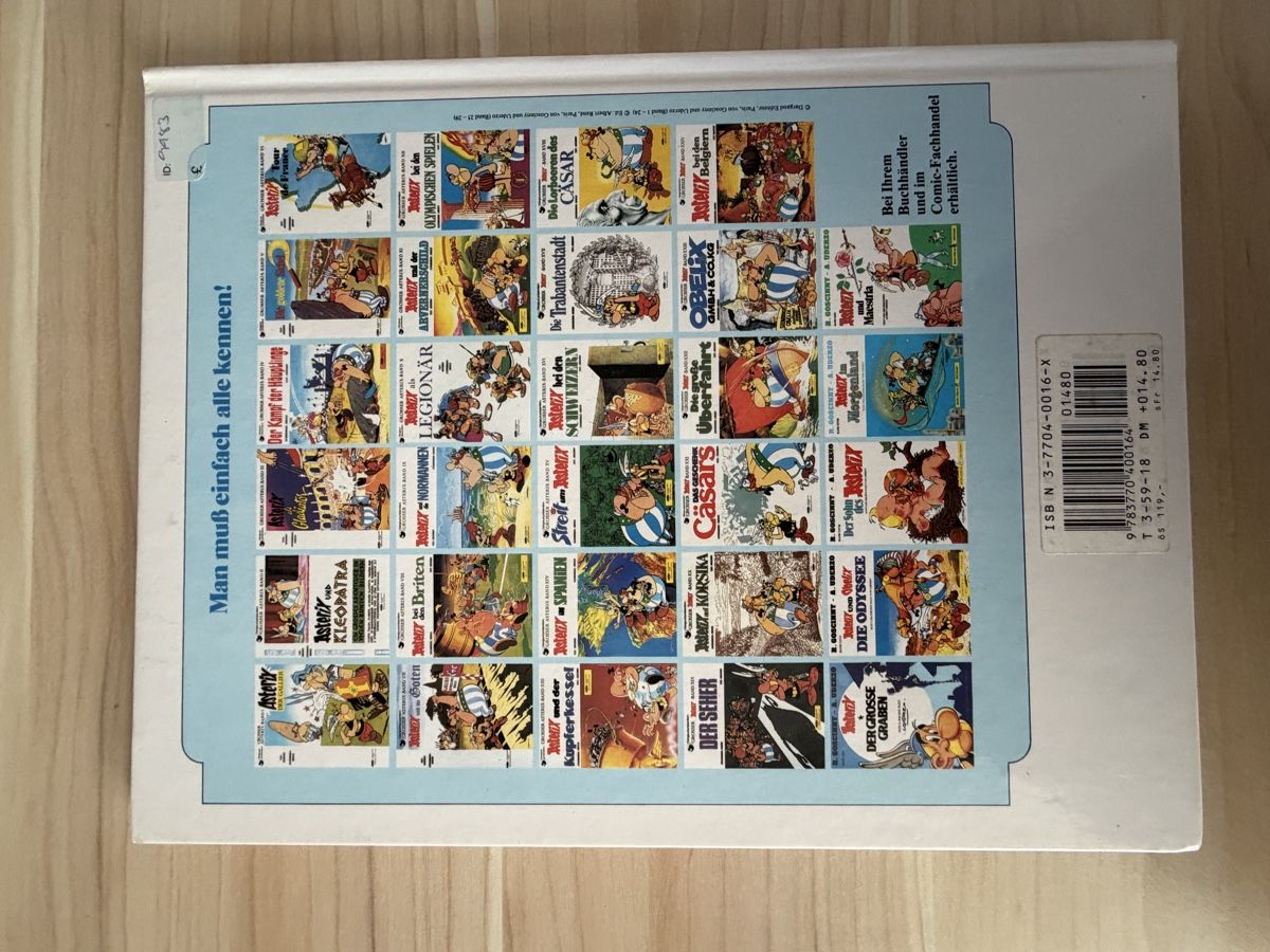 Comics: Asterix HC Asterix bei den Schweizern, 1992 – Gebraucht aus Kehrsatz von Raboy 1