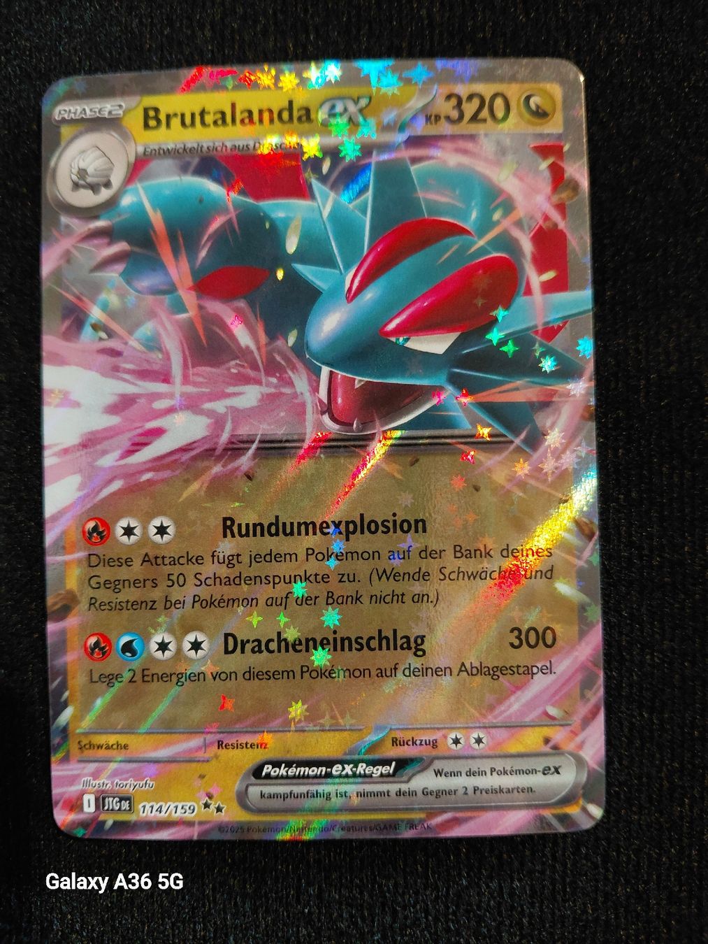 Pokémon Carte collezionabili: Brutalanda ex Jtg 114/159 – Nuovo (secondo la descrizione) da Zuchwil venduto da Sam-ler-in