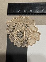 Spitzen Aufnäher Blume