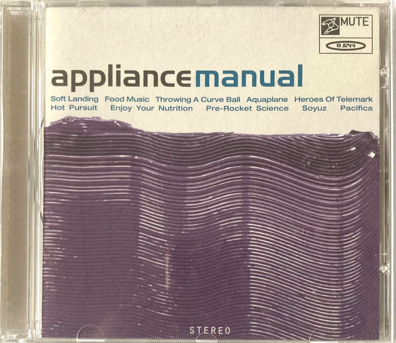 CDs: APPLIANCE - MANUAL – D'occasion à Poliez-Pittet par Newtown-Records