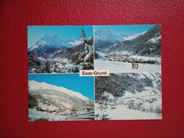 Saas-Grund Wallis mehrbildrig Winter