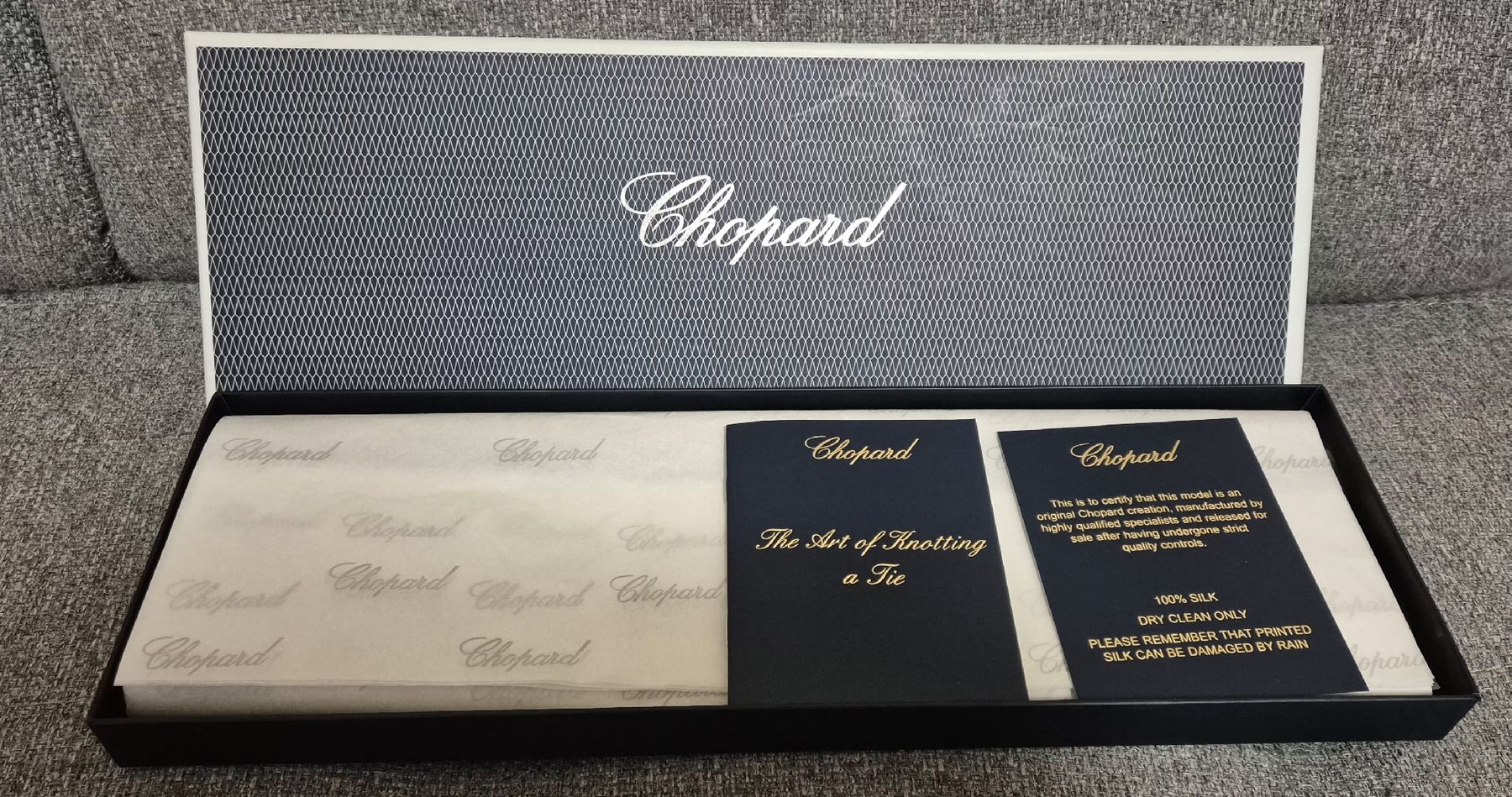 Chopard Krawatten: Chopard cravate NEUVE! 100% SOIE – Neu und originalverpackt aus Genève von BKYB 3