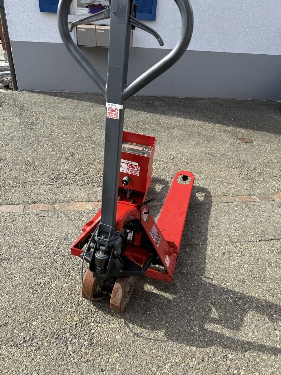 Carrelli elevatori e a forche: Ravas Hubwagen mit Waage – Usato da Embrach venduto da embr12